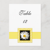 Shasta Daisy Tischnummer Postcard (Vorderseite)