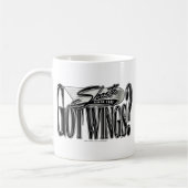 Shasta -- Got Flügel? Kaffeetasse (Links)