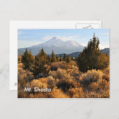 Shasta im Herbst Postkarte (Vorne/Hinten)