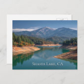 Shasta Lake, CA Postkarte (Vorne/Hinten)