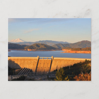 Shasta Lake Dam in Kalifornien Postkarte