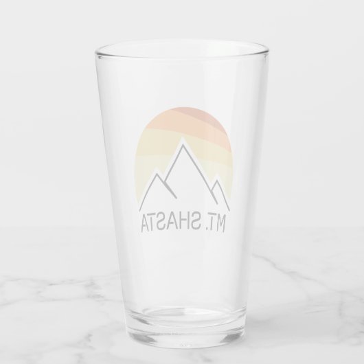 Shasta Retro Glas (Rückseite)