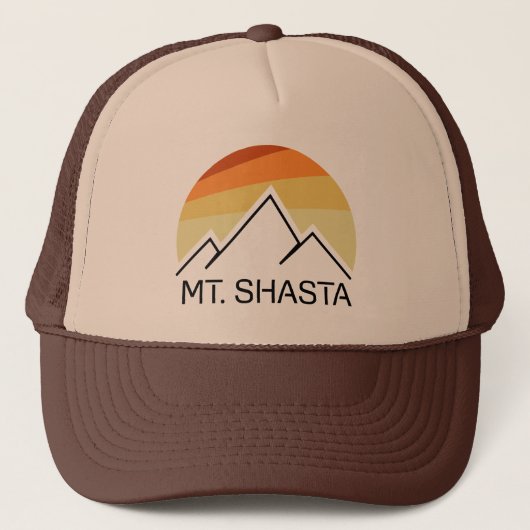 Shasta Retro Truckerkappe (Vorderseite)