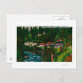 Shasta Springs on the Shasta RouteShasta, CA Postkarte (Vorne/Hinten)