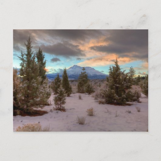 SHASTA SUNRISE POSTKARTE (Vorderseite)