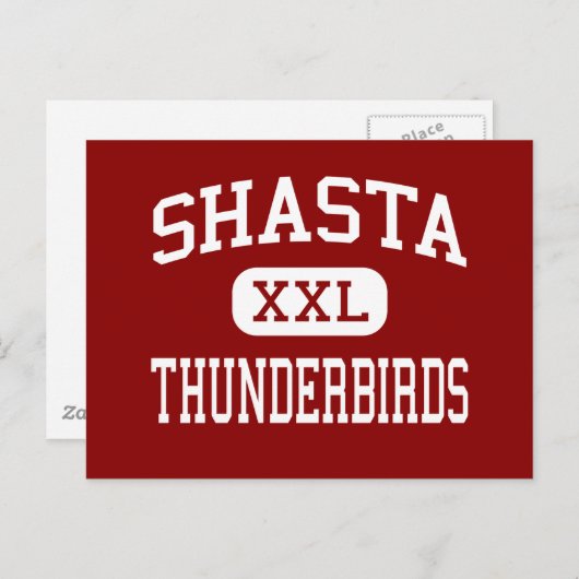 Shasta - Thunderbird - Middle - Eugene Oregon Postkarte (Vorne/Hinten)
