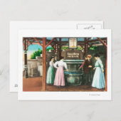 Shasta Water Drink Fountain Szene Postkarte (Vorne/Hinten)