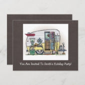 Shasta Wohnwagenanhänger RV Einladung (Vorne/Hinten)