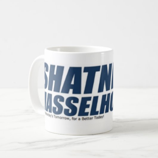 Shatner/hasselhoff 2008 kaffeetasse (Vorderseite Links)