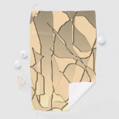 Shatter Gold Golfhandtuch (Insitu)