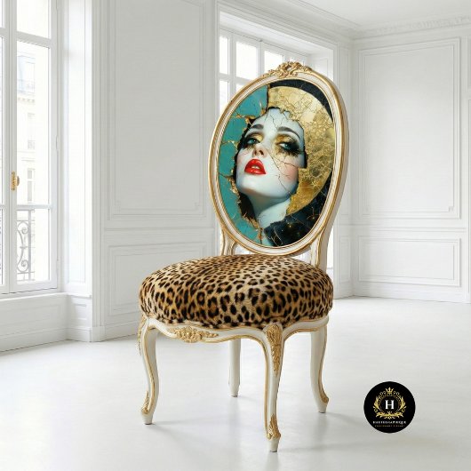 Shatter Gold Queen Decoupage Seidenpapier