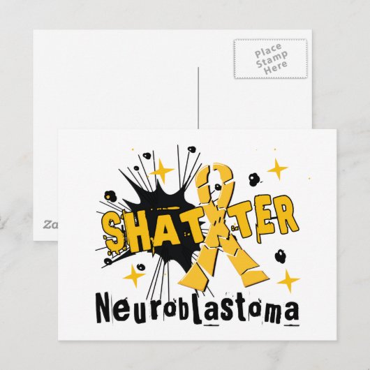Shatter Neuroblastoma Postkarte (Vorne/Hinten)