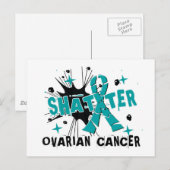 Shatter Ovarialkarzinom Postkarte (Vorne/Hinten)