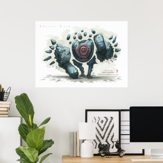 Shatter Rock Poster (Heimbüro)