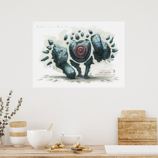 Shatter Rock Poster (Küche)