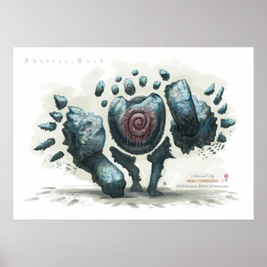 Shatter Rock Poster (Vorne)