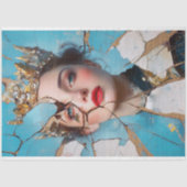 Shatter Royalty Abstrakt Art Decoupage Seidenpapier (Vorderseite)