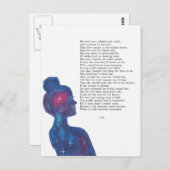 Shatter Starlight Postcard Postkarte (Vorne/Hinten)