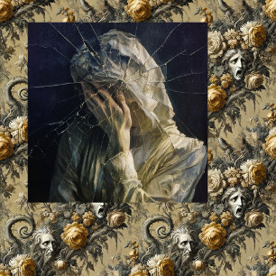 Shatter the Veil — Gothic Surreal Fine Art Leinwanddruck