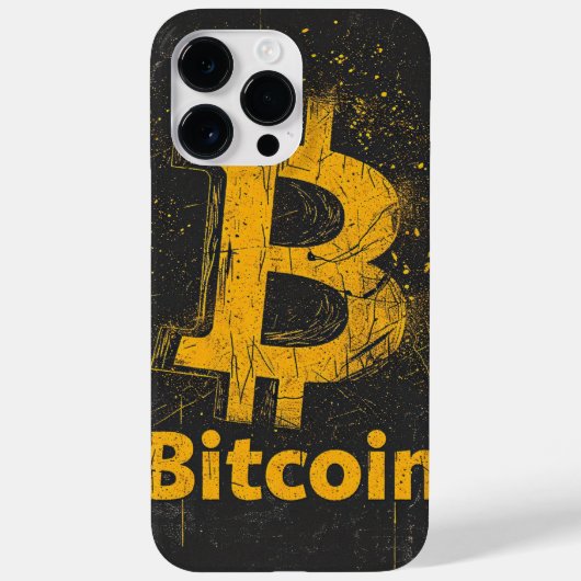 Shattered Bitcoin Logo Crypto Blockchain Design Case-Mate iPhone Hülle (Rückseite)