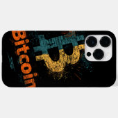 Shattered Bitcoin Logo Crypto Blockchain Design Case-Mate iPhone Hülle (Rückseite (Horizontal))