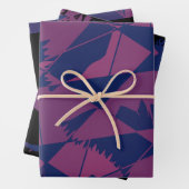 Shattered Blue Red Chinese dragon Geschenkpapier Set (Beispiel)