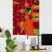 Shattered Dreamer Ken Gage Surrealist Poster (Heimbüro)