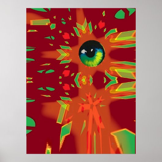 Shattered Dreamer Ken Gage Surrealist Poster (Vorne)