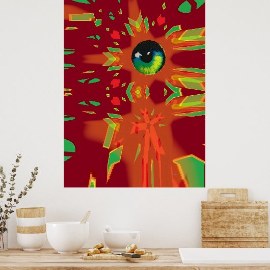 Shattered Dreamer Ken Gage Surrealist Poster (Küche)