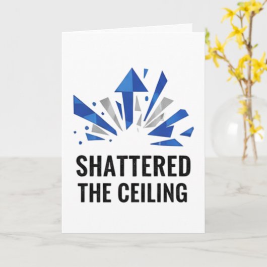 Shattered The Ceiling Karte (Gelbe Blume)