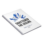 Shattered The Ceiling | Personalisiert Notizblock (Rechte Seite)