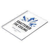 Shattered The Ceiling | Personalisiert Notizblock (Linke Seite)
