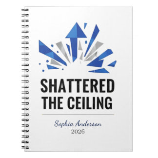 Shattered The Ceiling | Personalisiert Notizblock