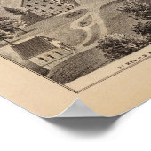 Shattuck School, Faribault Willis Hall, Minnesota Poster (Ecke)