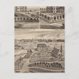 Shattuck School, Faribault Willis Hall, Minnesota Postkarte