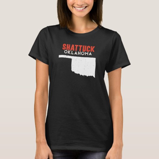 Shattuck USA Staat America Travel Oklahoman T-Shirt (Vorderseite)