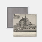 Shattuck Wohnsitz, McLane Mills Magnet (Vorderseite/Rückseite)