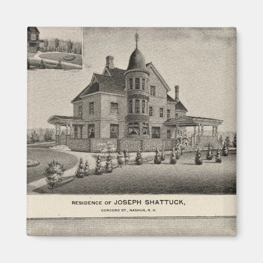 Shattuck Wohnsitz, McLane Mills Magnet (Vorne)