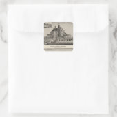 Shattuck Wohnsitz, McLane Mills Quadratischer Aufkleber (Tasche)
