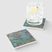 Shattuckit Steinuntersetzer (Seitenansicht)