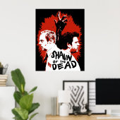 Shaun der Toten Poster (Heimbüro)