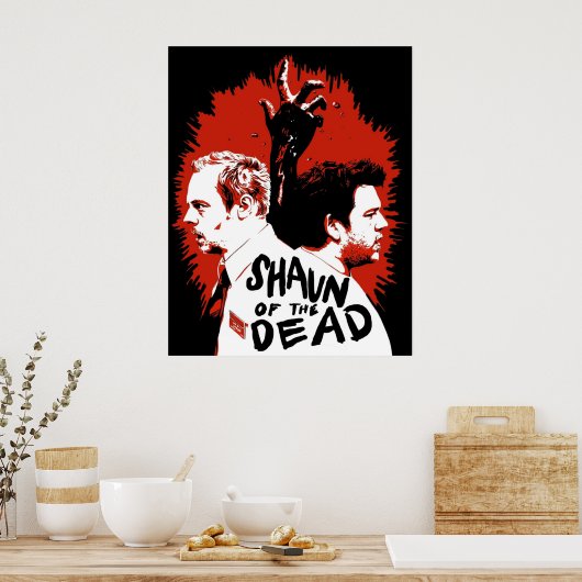 Shaun der Toten Poster (Küche)