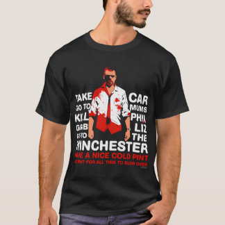 Shaun of the Dead - Geh zum Winchester und warte  T-Shirt