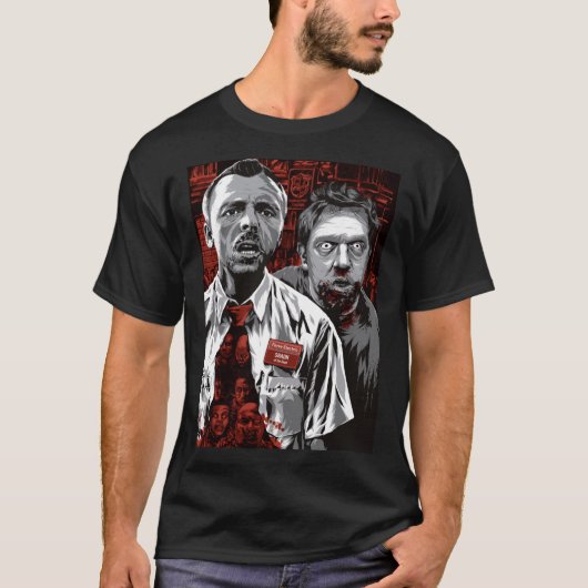 Shaun Ofhe Dead friend retro T-Shirt (Vorderseite)