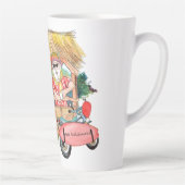 Shave Ice Beach Santa Latte Tasse (Rechts)