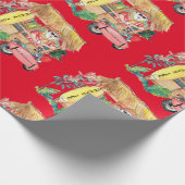 Shave Ice Hawaiian Santa Claus Umpackpapier Geschenkpapier (Ecke)