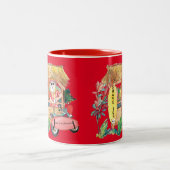 Shave Ice Hawaiian Santa Mele Kalikimaka Tasse (Mittel)