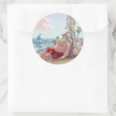 sHaVe IcE sAnTa Runder Aufkleber (Tasche)