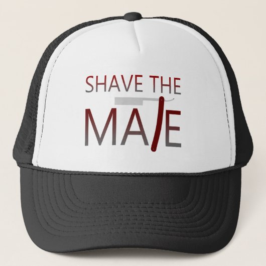 Shave the Mate Truckerkappe (Vorderseite)
