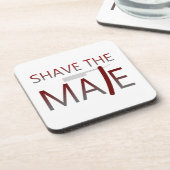 Shave the Mate Untersetzer (Linke Seite)